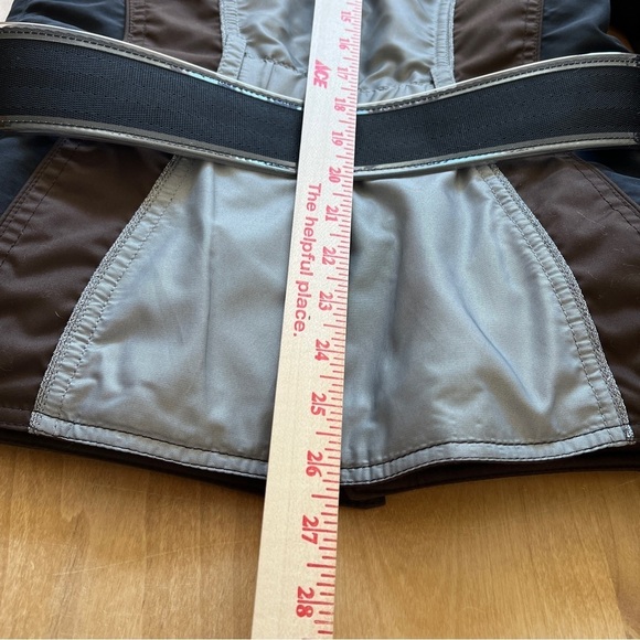 HELL IS FOR HEROES SKI JACKET BELTED AZTEC HOOD POCKETS FULL ZIP SNAP FRONT 42-6 - Picture 5 of 11